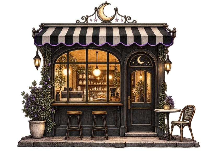 Illustration of a possible AFTERHOURS coffee counter